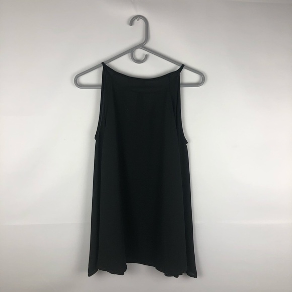 Altar’d State Black Lace Cold Shoulder Tie Blouse - Picture 6 of 6